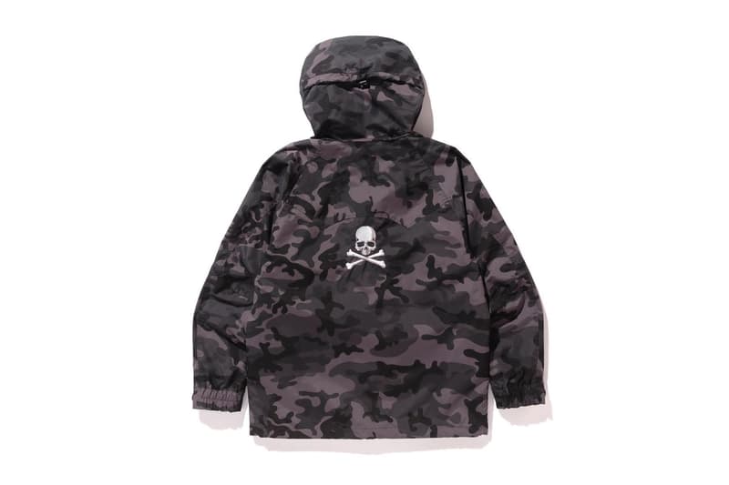 mastermind JAPAN BAPE Collaboration black grey camo