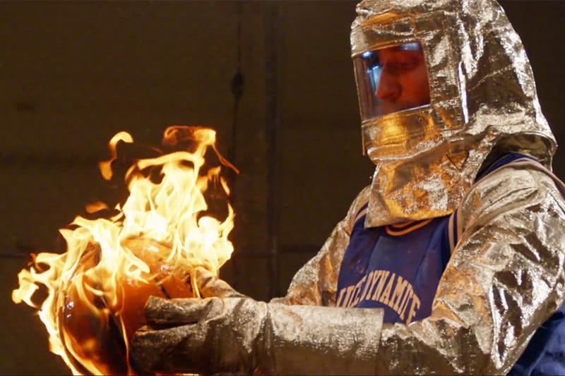 These Guys Recreated 'NBA Jam' in Real Life by Playing With a Flaming Basketball