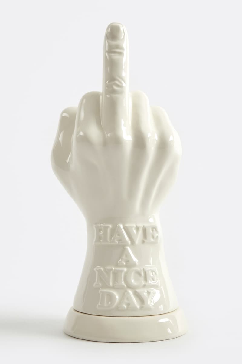 NEIGHBORHOOD Middle Finger 4Q Incense Chamber In White