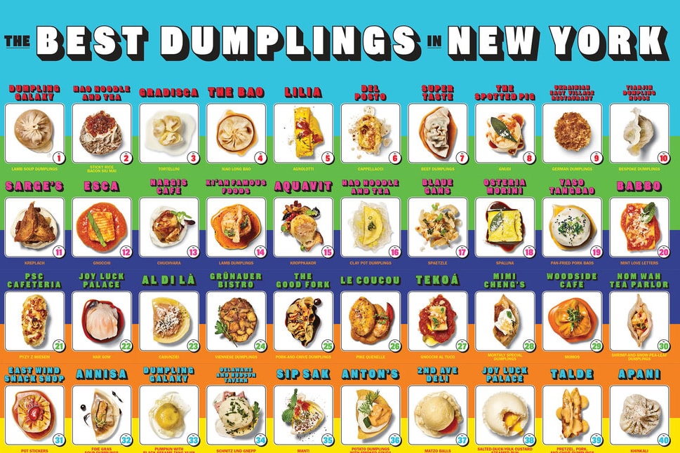 New York Magazine Best Dumplings Cards