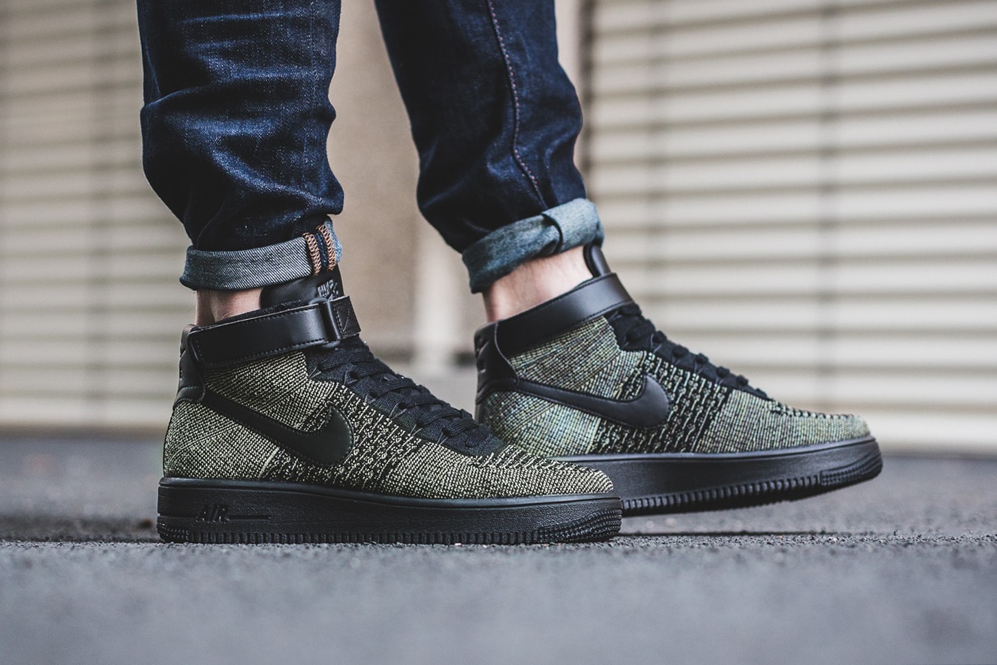 Nike Air Force 1 Ultra Flyknit Mid Palm Green