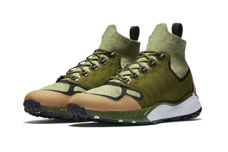 The Nike Air Zoom Talaria Mid Flyknit Gets a Military Green Colorway