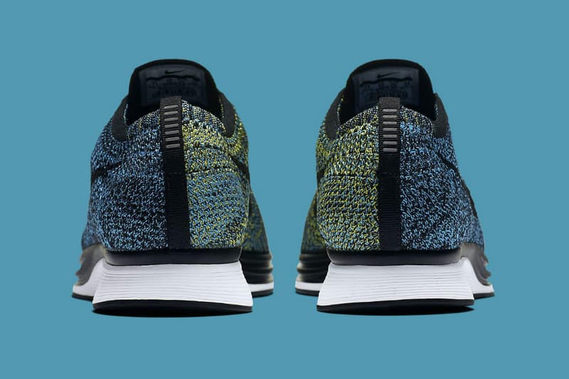 Nike Flyknit Racer "Blue Glow" Sneakers Swoosh