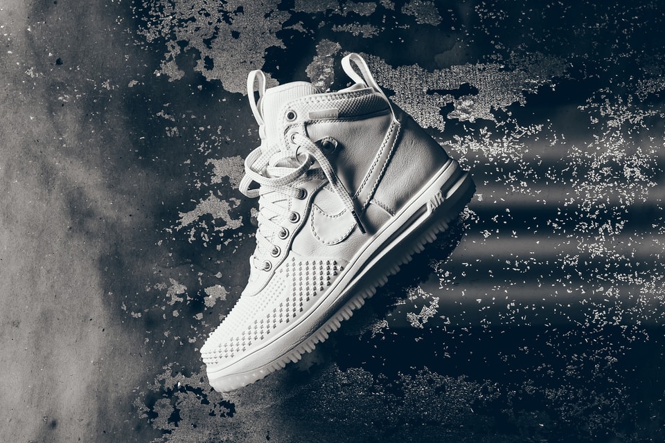 Nike Wraps Lunar Force 1 Duckboot In Ice White |