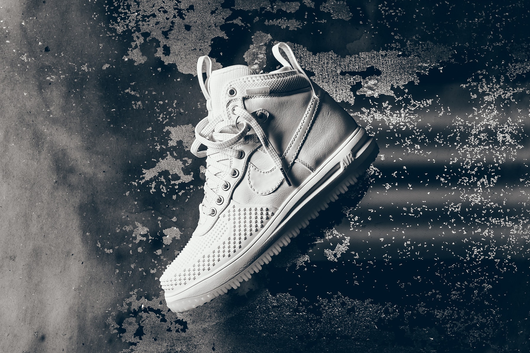 Nike Wraps the Lunar Force 1 Duckboot In Ice White | Hypebeast