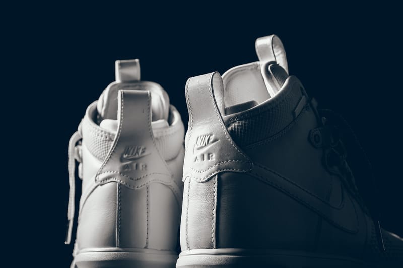 nike lunar force 1 duckboot white ice