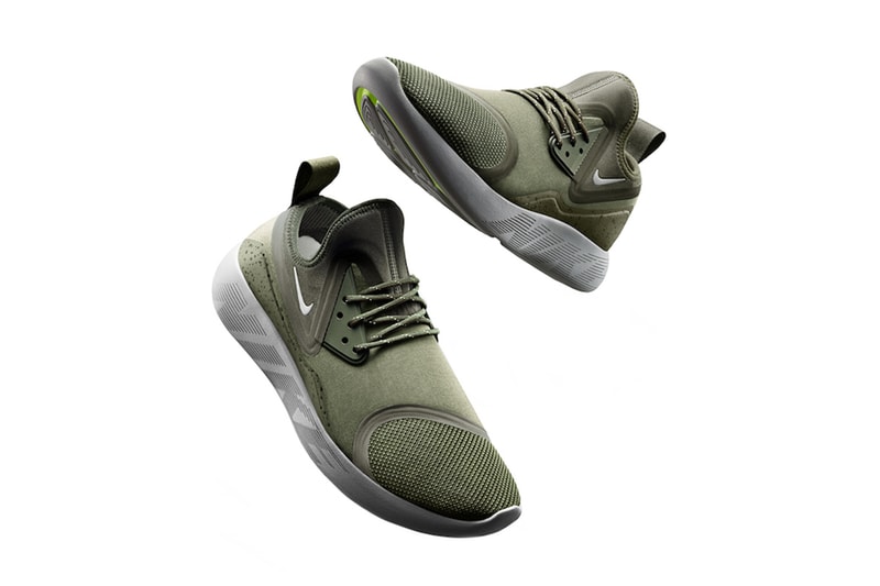 Nike LunarCharge Light Bone Iced Lilac Triple Black Medium Olive Violet Dust