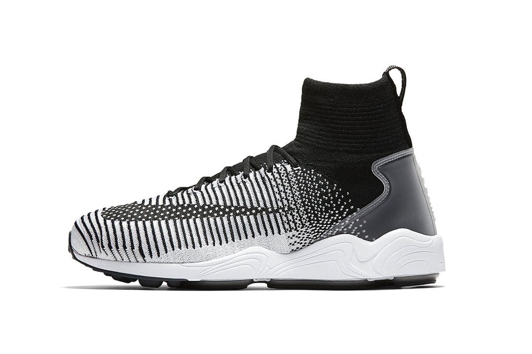 Nike Mercurial Flyknit IX Black and White Sneaker