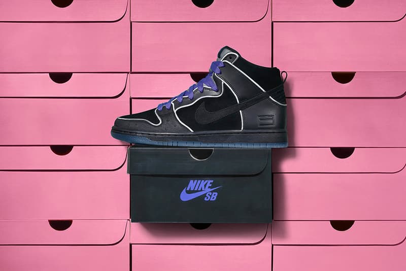 Nike SB Dunk High Purple Box
