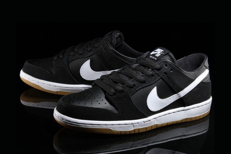 The Nike SB Dunk Low Pro Gets Dressed in a Classic Black/White/Gum Colorway