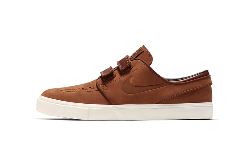 nike janoski leather brown