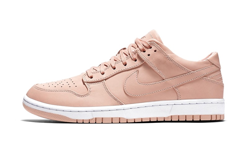 NikeLab Dunk Luxe Low Natural Leather