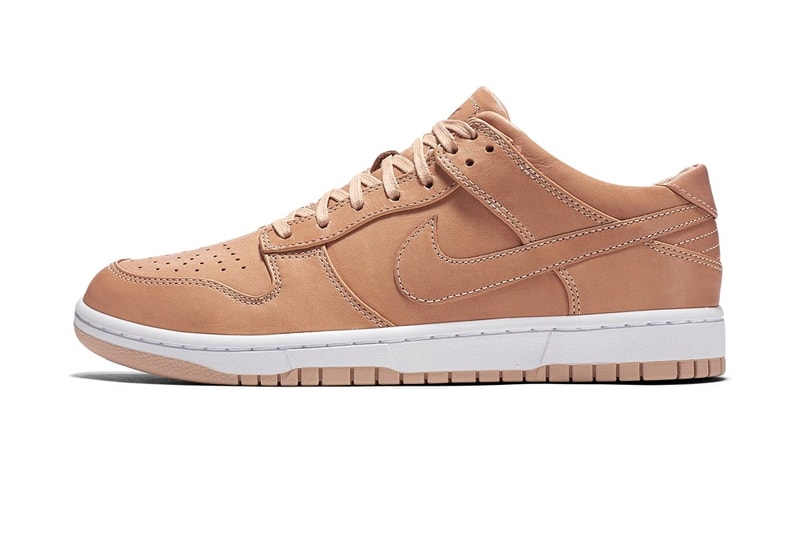 NikeLab Dunk Luxe Low Natural Leather