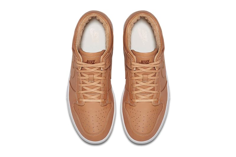 NikeLab Dunk Luxe Low Natural Leather