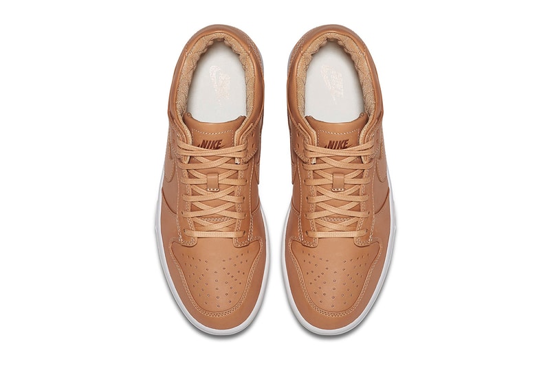 NikeLab Dunk Luxe Low Natural Leather