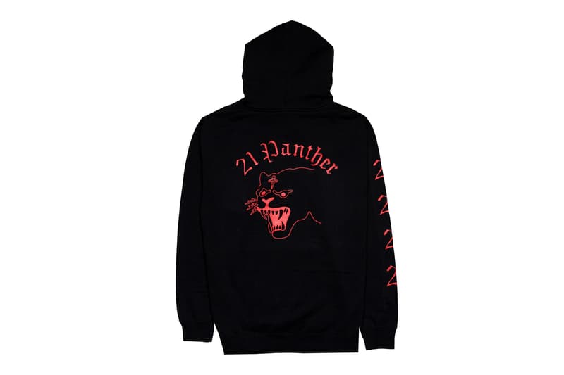 21 Savage Rare Panther 2016 Capsule black red