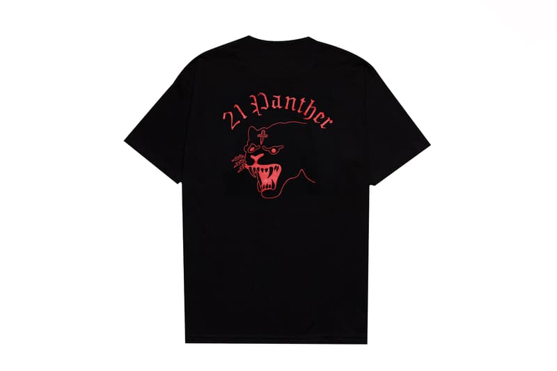21 Savage Rare Panther 2016 Capsule black red
