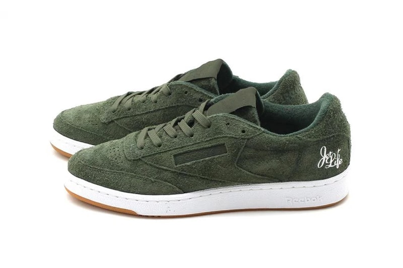 Currensy Reebok Classic Club C 85 JL Jet Life Sneaker Green