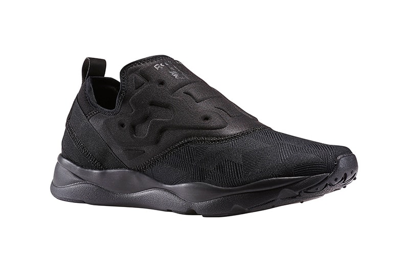 Reebok FuryLite Slip-On Contemporary Black White