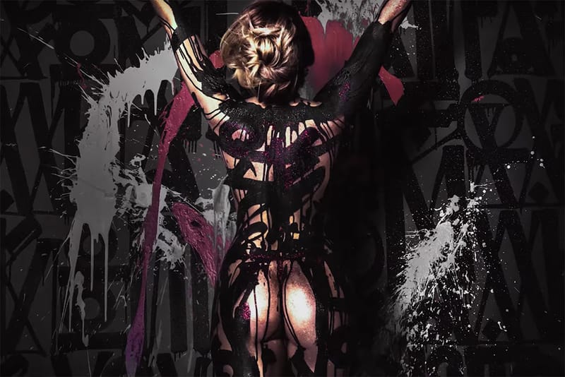 RETNA Tries His Hand at Body Painting With the Help of His Muse Jossie Ochoa