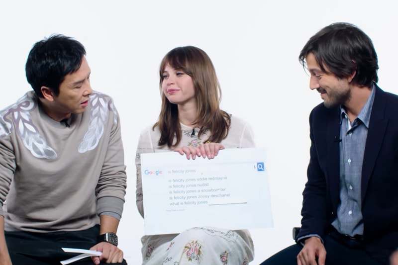 'Rogue One' Cast Answers Silly Star Wars Questions Video Vanity Fair Movies Films Felicity Jones