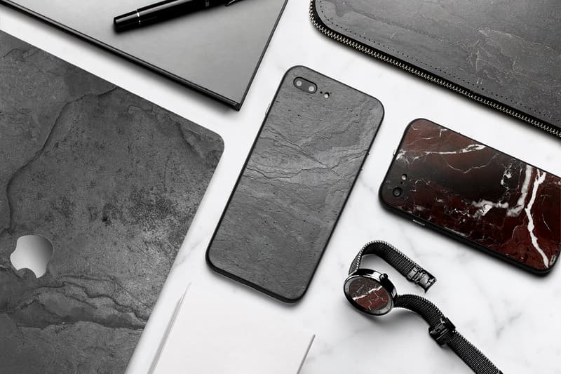 ROXXLYN quartzite slate marble stone iphone macbook case