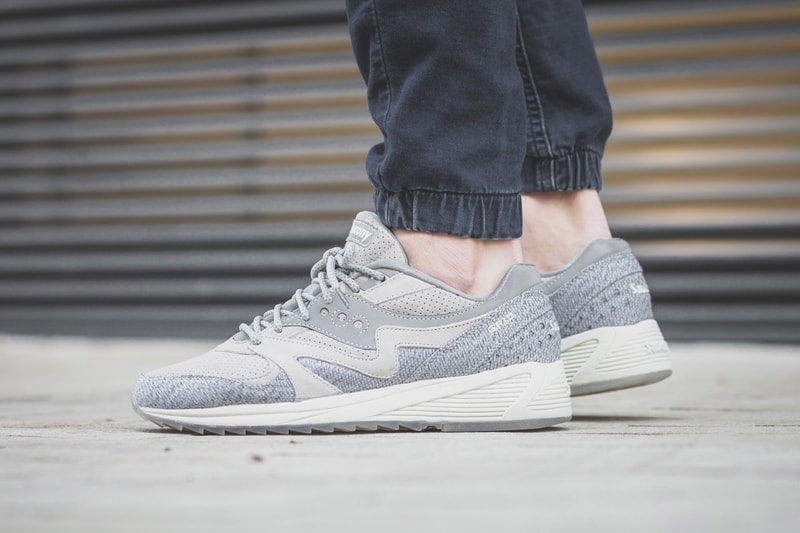Saucony Grid 8000 Dirty Snow Grey