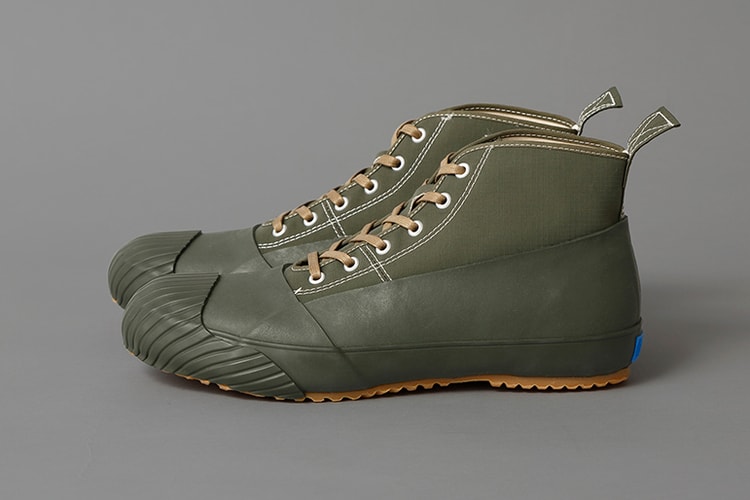 STUSSY Livin’ GENERAL STORE x MoonStar Release the GS Rain Shoes in “Fatigue Green”