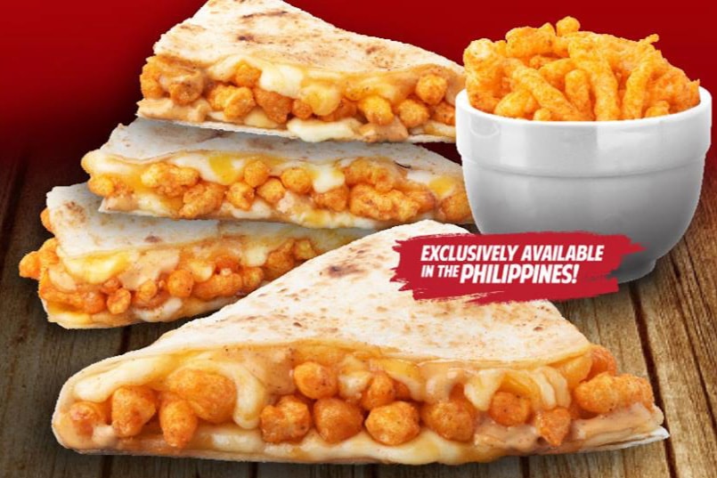 Taco Bell Has Cheetos Quesadillas in the Philippines.