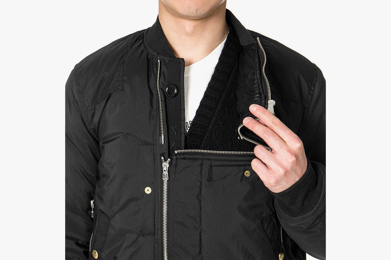 TAKAHIROMIYASHITATheSoloist. Flight Jacket black