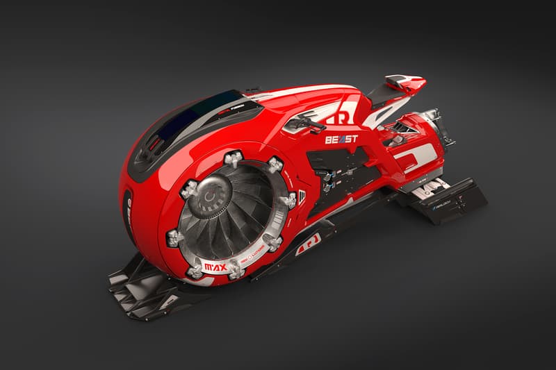 "The Beast" Hover Air Bike Concept Is the Future of Automotive Tron Motorcycle Hover Bike