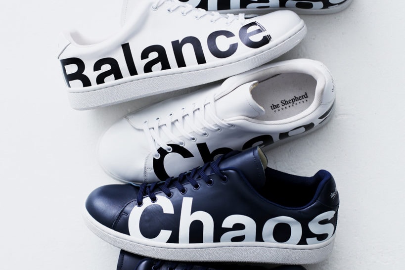 the Shepherd UNDERCOVER Leather Sneakers 2016 Fall Winter White Black Chaos Balance Navy Grey