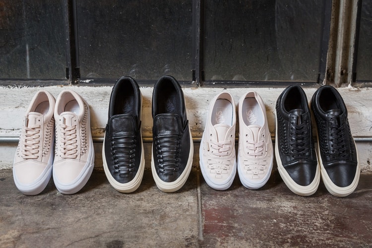 Vans Gives Four of Its Signature Shoes a Woven Leather Upgrade