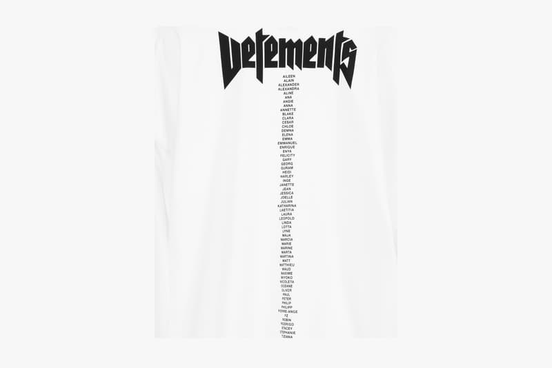 Vetements Staff 2017 Spring Summer Tee Hoodie