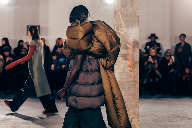 Rick Owens 2017 Fall Winter Presentation Front Row View