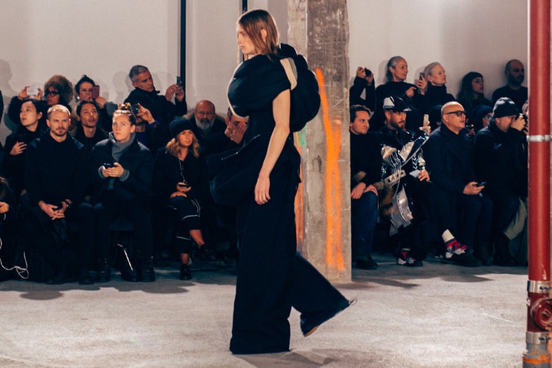 Rick Owens 2017 Fall Winter Presentation Front Row View