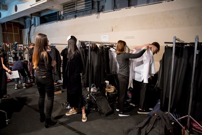 Matthew Miller Fall/Winter 2017 Backstage