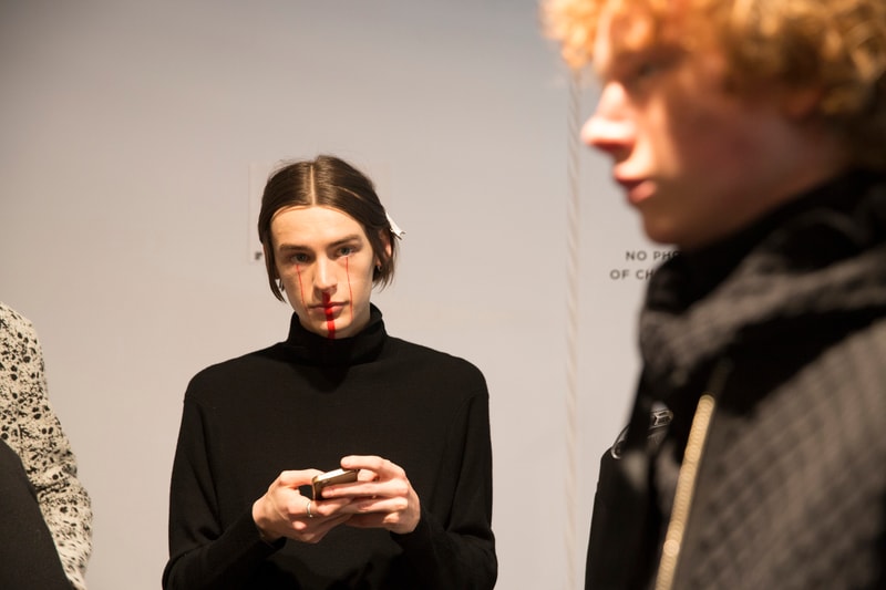 Matthew Miller Fall/Winter 2017 Backstage