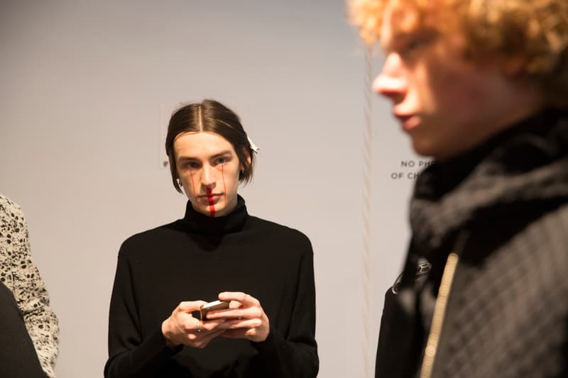Matthew Miller Fall/Winter 2017 Backstage