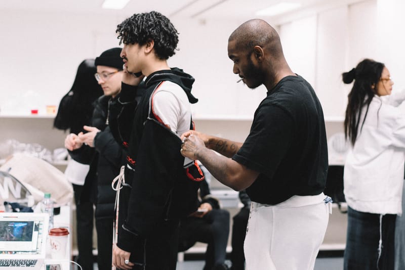 Backstage at the Inaugural A-COLD-WALL* Show