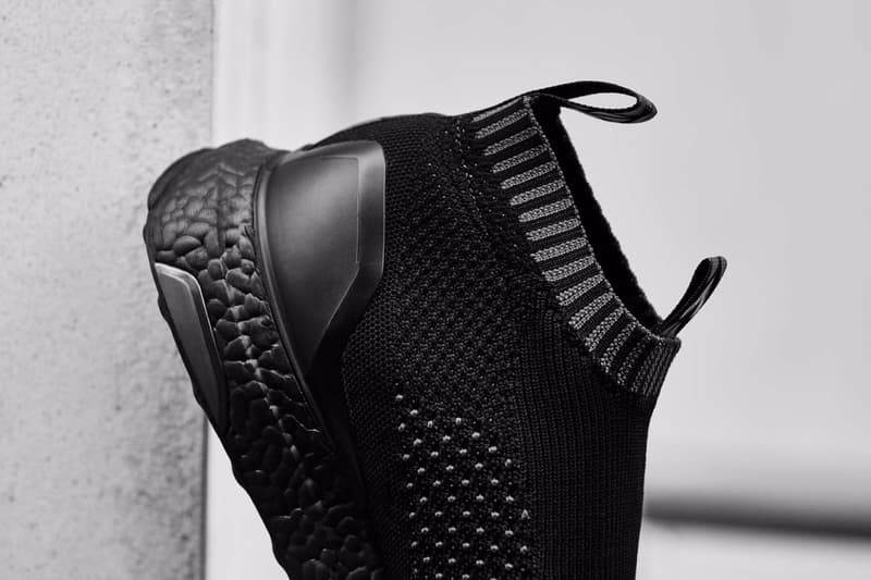 adidas ACE16+ UltraBOOST "Triple Black" a Closer Look Three Stripes Football Soccer Slip-on