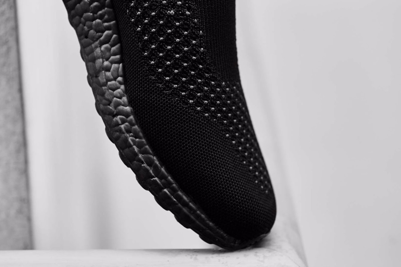 adidas ACE16+ UltraBOOST "Triple Black" a Closer Look Three Stripes Football Soccer Slip-on