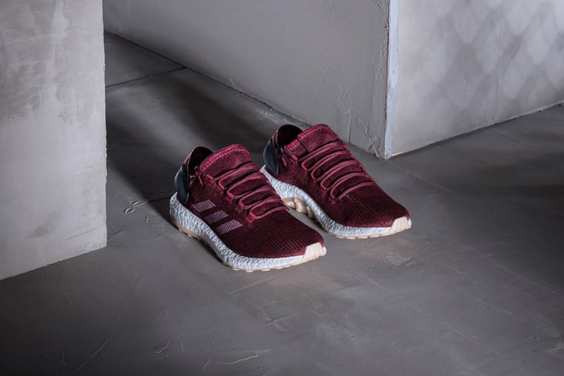 adidas Welcomes a Burgundy Colorway to Its Upcoming PureBOOST 2.0 Family