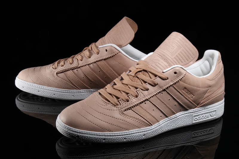 adidas Skateboarding Busenitz Tan Leather Pale Nude White