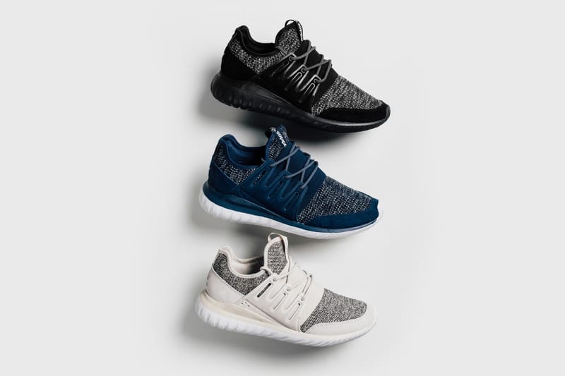 adidas Releases a Tubular Radial "Mélange Knit" Pack