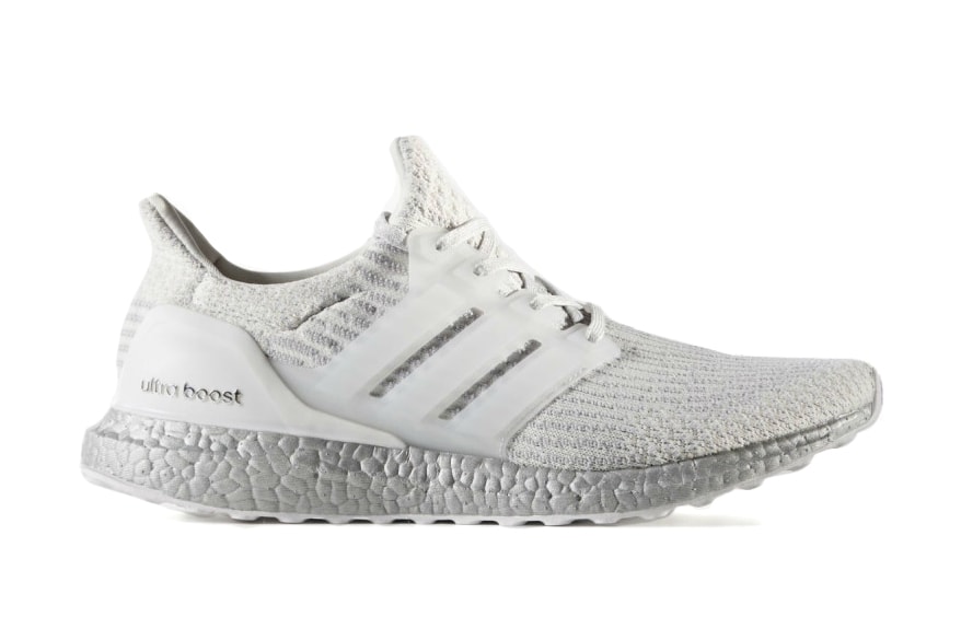 adidas UltraBOOST 3.0 White Gets A Silver Sole Hypebeast