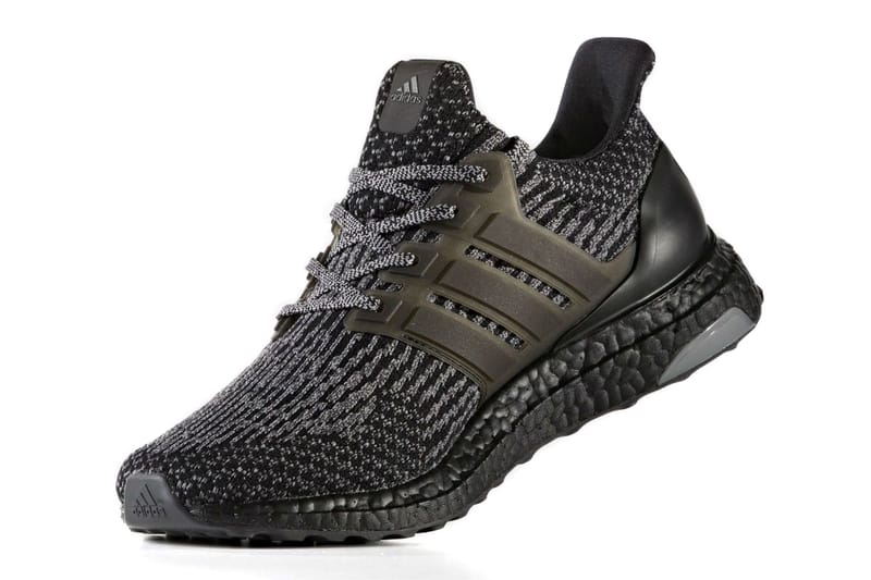 black and gray ultra boost