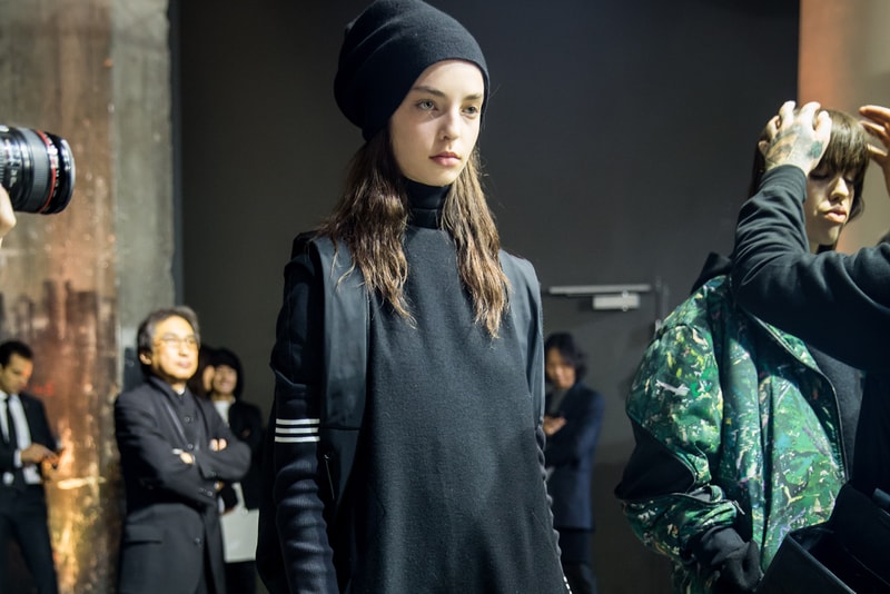 adidas Y-3 2017 Fall/Winter Collection Backstage Look