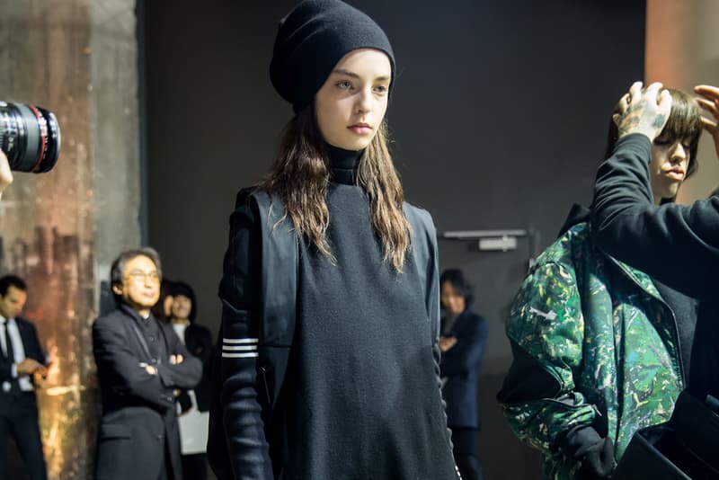 adidas Y-3 2017 Fall/Winter Collection Backstage Look
