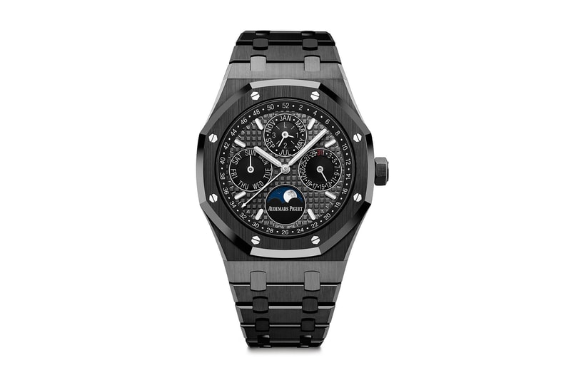 Audemars Piguet Royal Oak Perpetual Calendar Matte Black Brushed Ceramic